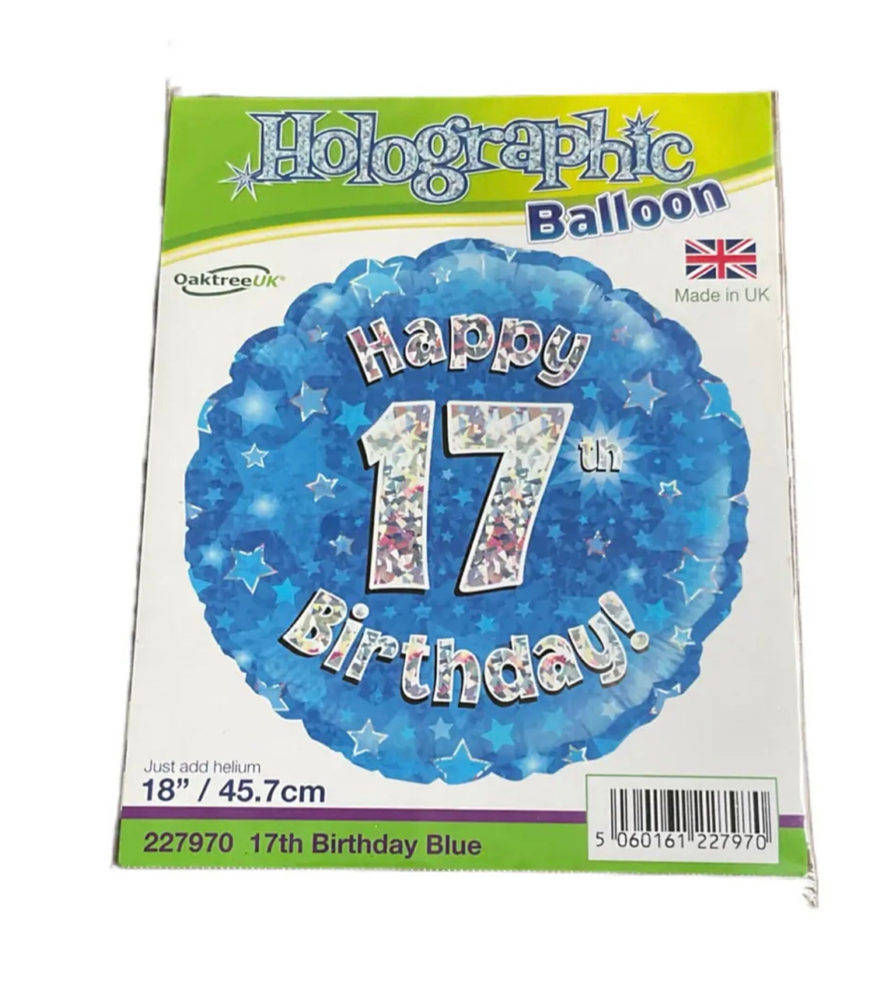 17th Birthday Decorations Navy Blue 17th Birthday Decoration Set ...