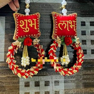 50 pair of shubh labh hangings for gifts this diwali / shubh labh hangings/ diwali decor/ diwali hangings/ decoration/ diwali decoration