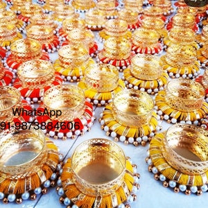 300 pc wholesale lot of diwa/diya / tealightfor mehndi decor /haldi decoration or for diwali decor /diwali gifts n various ocassions