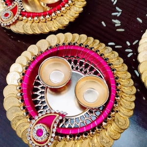 Ginni Haldi Kumkum Holder | diwali gift | indian return gift | baby shower gift | Indian Favor | Housewarming gift | indian wedding favors