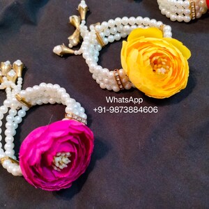 100 Pcs adjustable bracelets Sangeet Haldi Mehndi Ganey Ganaas Indian Weding Bracelets Mehndi Mayoon,sangeet gifts,nikah gifts,dholki favors image 7