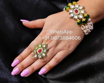Lot of Bracelets and Ring Sangeet Haldi Mehndi Ganey Indian Wedding Bracelets Mehndi Mayoon Indian Wedding Favours Assorted Colors Gift