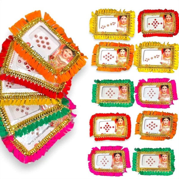 Pack Of 100 Pcs Bindi Favor, Indian Wedding Favors, Bridal Shower Favor, Haldi Favors, Indian Favors, Mahila Sangeet Favor, Mehandi Favors