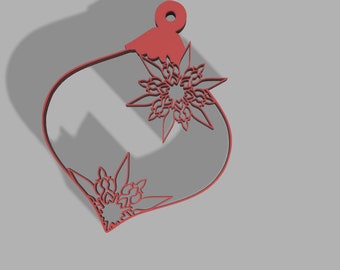 Christmas ornament for 3D printing