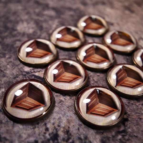 Arkham Horror LCG Resources Tokens | Custom Design | Handmade Boardgame Upgrade