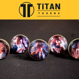 Arkham Horror LCG Investigator Tokens (Reversible) | Revised Core Set - Night of the Zealot | Handmade Boardgame Upgrade