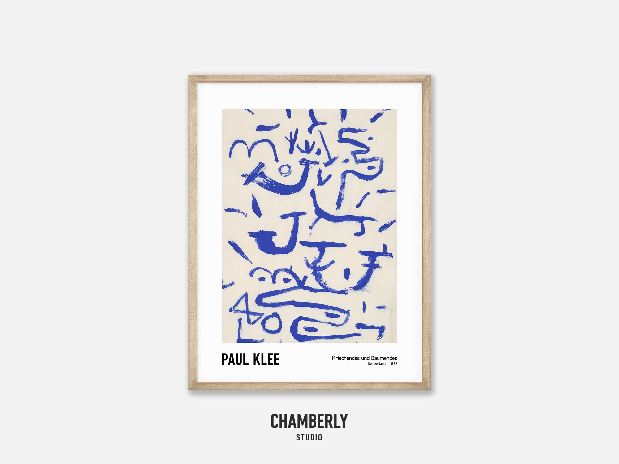 Paul Klee 'kriechendes Und Baumendes' Abstract Art Print (digital Download)  - Etsy