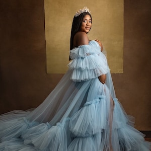 Jakościowa tiulowa sukienka ciążowa, ciążowa, na baby shower, na sesję zdjęciową, prezent dla przyszłej mamy, sukienka na zaręczyny w ciąży