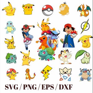Dessin animé Svg, lot de couches SVG, clipart dessin animé, lot de dessin animé SVG, fichier de découpe Cricut, fichiers svg pour cricut, ensemble png animaux, d mignon