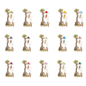 Classic Winnie The Pooh PNG Clipart Bundle, Printable, Boy Birthday Instant Digital Download, Vintage Pooh Baby Shower, 15 Image PNG  SVG