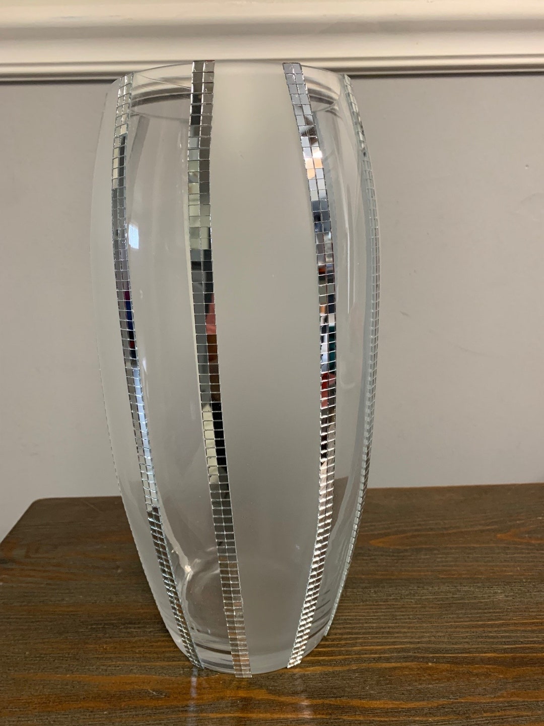 Glass Mirror Vase Etsy