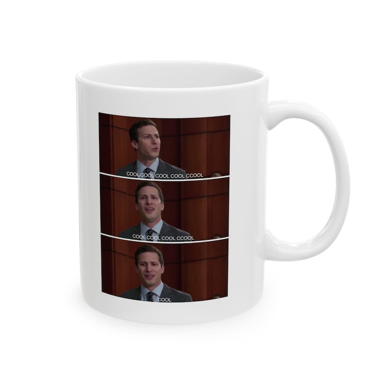 Brooklyn Nine-Nine Jake Peralta Cool Cool Cool Ceramic Mug, (11oz) image 2