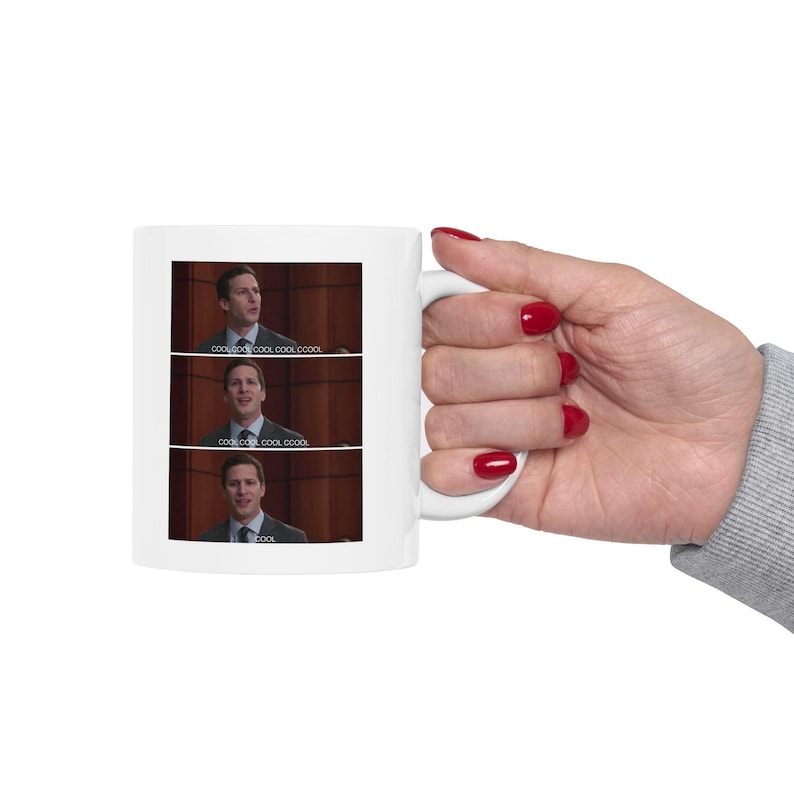 Brooklyn Nine-Nine Jake Peralta Cool Cool Cool Ceramic Mug, (11oz) image 4