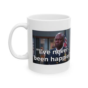 Brooklyn Nine-Nine Captain Holt Happy Ceramic Mug, (11oz)