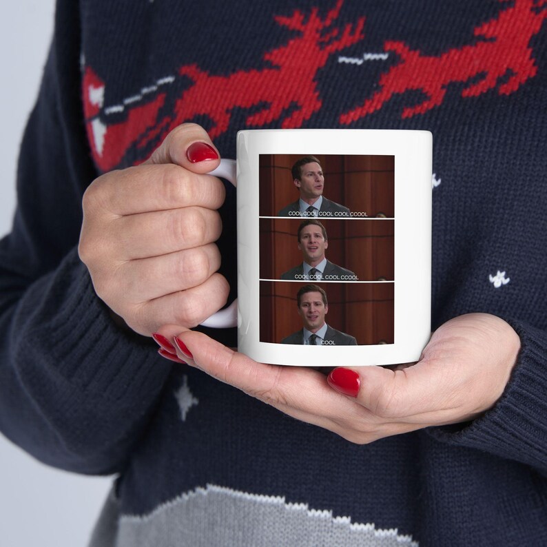 Brooklyn Nine-Nine Jake Peralta Cool Cool Cool Ceramic Mug, (11oz) image 3