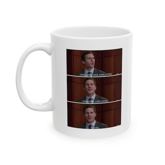 Brooklyn Nine-Nine Jake Peralta Cool Cool Cool Ceramic Mug, (11oz)