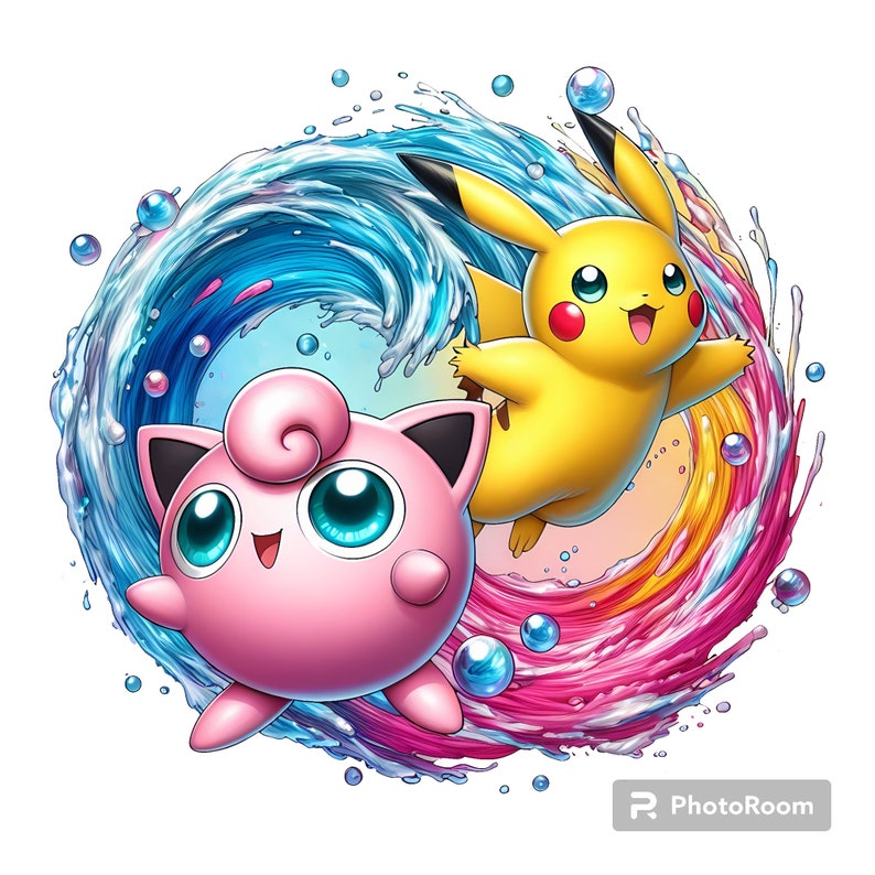 Pokemon Panel verschiedene Motive Sommersweat Bild 1