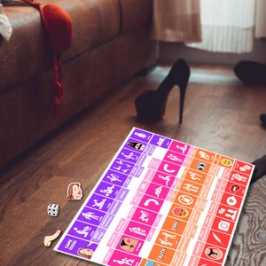 Printable Sex Game for Couples Naughty Adult Game Erotic Night Bedroom