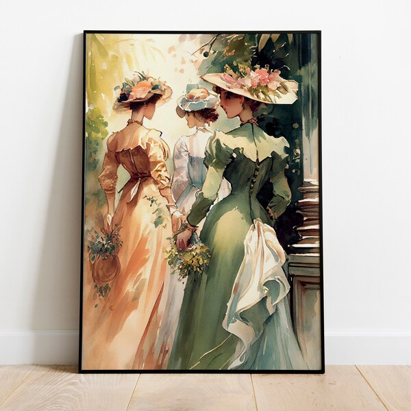 Victorian Art Prints Etsy