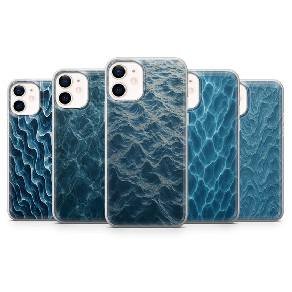 Water Phone Case Blue Waves Cover for iPhone 17pro, 16, 15, 14, 13, 12,  Samsung S25, S24, S23FE, S22, A16, A26, A56, Pixel 10, 9 - Etsy Israel
