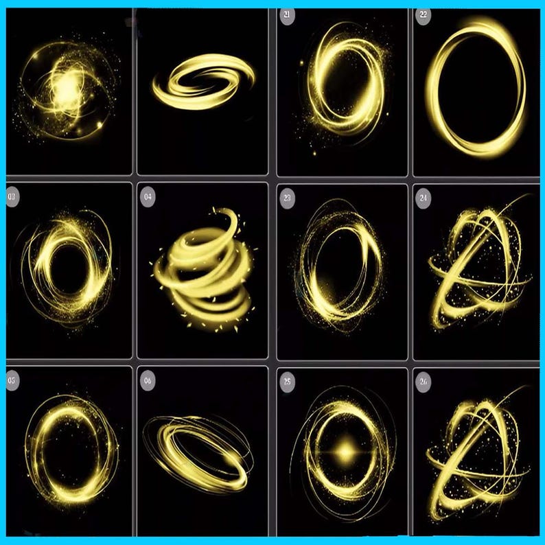Light Effect Brushes for Procreate & Photoshop - Etsy