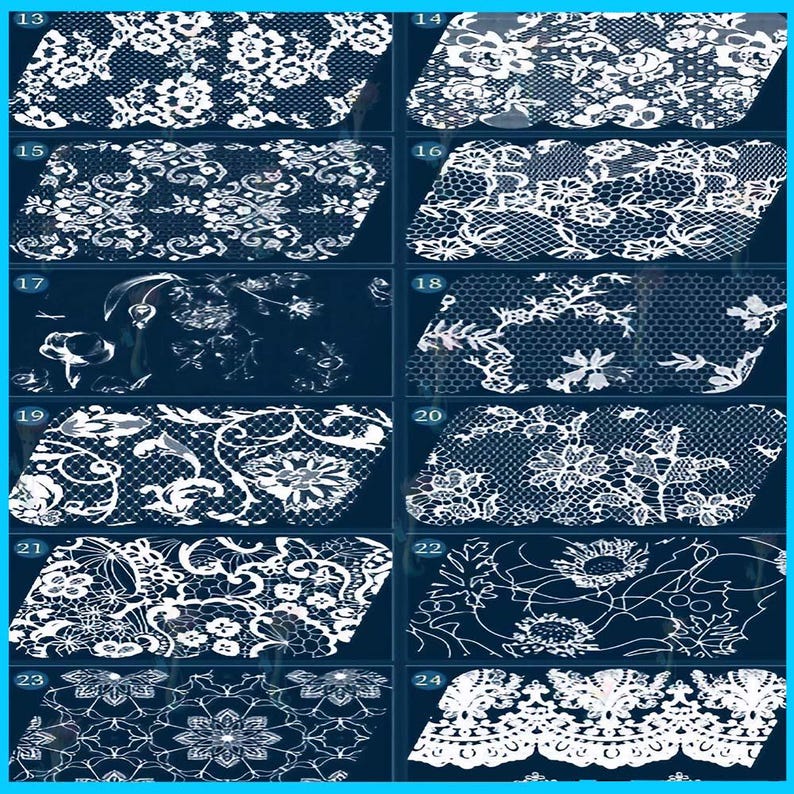Lace Fabric Procreate & Photoshop Brushes: Tulle Smear Patterns - Etsy