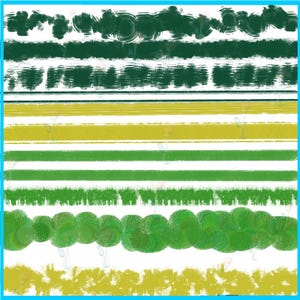 60 Oil Painting Texture Brushes: Procreate & Photoshop image 2