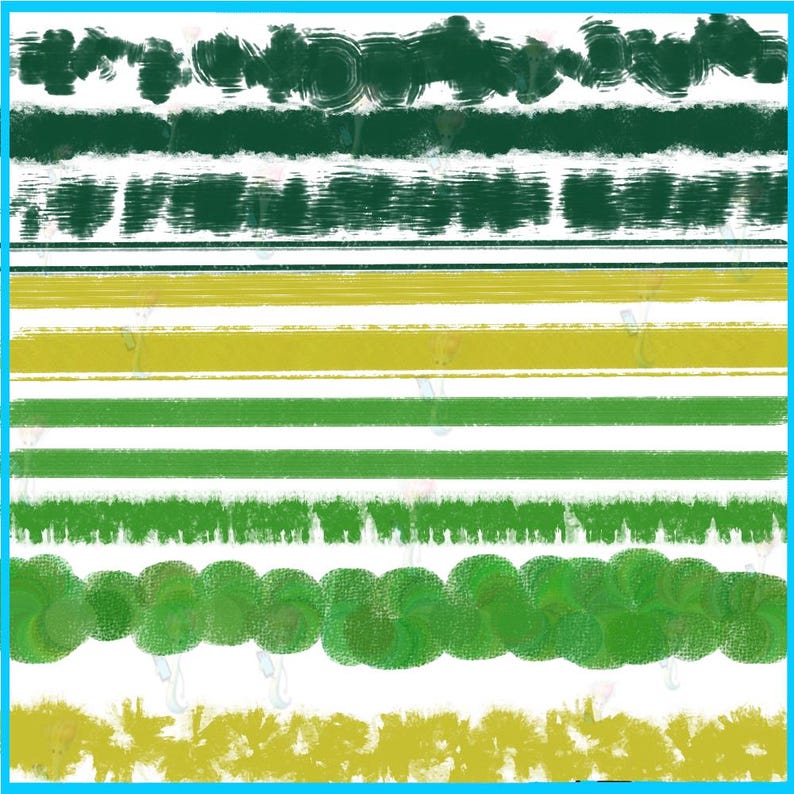 60 Oil Painting Texture Brushes: Procreate & Photoshop image 2