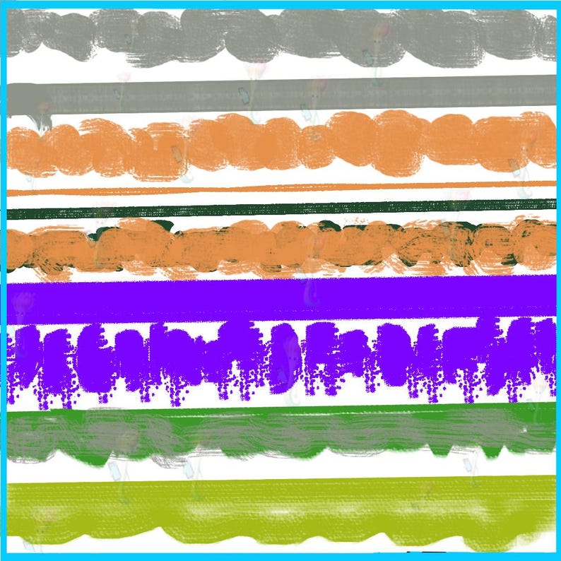 60 Oil Painting Texture Brushes: Procreate & Photoshop image 3