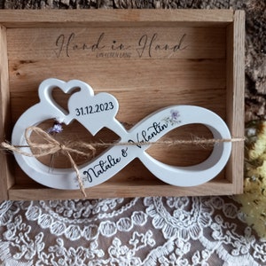 Wedding gift box, infinity sign, money gift, Raysin image 2