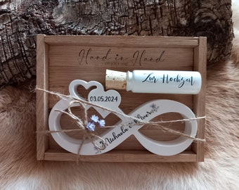 Wedding gift box, infinity sign, money gift, Raysin