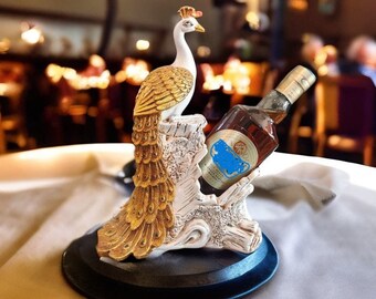 Wine Bottle Holder Peacock Wine Bottle Holder Perfect as House Warming Gift and A Must Have Bar Accessory