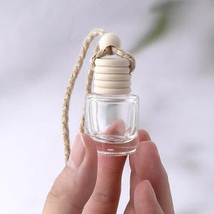 Citrus Bliss Car Diffuser w/ Essential Oils, Car Freshener, Non-Toxic Car Freshie, Hanging Diffuser, Reusable Oil Diffuser, Fragrance Option