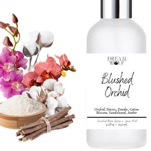 DWS Blushed Orchid Room and Linen Spray, Odor Eliminating Room Spray, Home Fragrance, Air Freshener, For Office, Auto, Linens, Pillow Mist