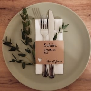 40 Stück Lunch-Servietten „Decision“ – Für Taufe, Konfirmation & Festliche Tische