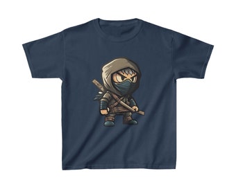 Cooles Ninja T-Shirt für Kinder - Heavy Cotton T-Shirt