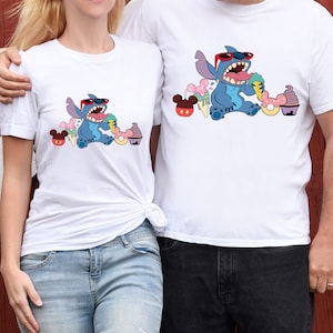 Disney Stitch Shirt, Stitch Snacks Shirt, Disney Family Shirt, Lilo and Stitch Shirt, Disney Trip Shirt, Ohana Shirt, Custom Disney Shirt