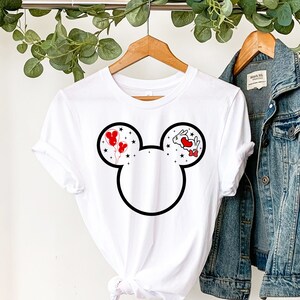 Disney Micky Ohren Shirt, Disney passende Shirt, Unisex Disney Shirt, Disney Familie Shirt, Disney Gruppe Shirts, Mickey Sketch Shirt