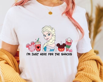 Disney Princess Elsa Snack Shirt, Disneyworld Shirts Princess, Frozen Elsa Best Day Ever Shirt, Disney Snacks Shirt, Disney Girls Trip Shirt