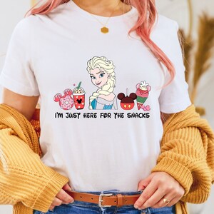 Disney Princess Elsa Snack Shirt, Disneyworld Shirts Princess, Frozen Elsa Best Day Ever Shirt, Disney Snacks Shirt, Disney Girls Trip Shirt