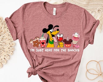 Disney Pluto Shirt, Disney Snacks Shirt, Disney Family Shirt, Mickey Ears Shirt, Disney Trip Shirt, Disneyworld Shirt, Disneyland Shirt