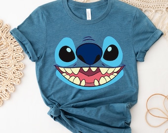 Disney Stich Smile Face Shirt, Disneyworld Stitch Shirt, Stich Shirt Family, Funny Stitch Shirt, Love Stitch Shirt, Matching Stitch Shirt