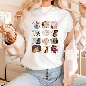 Disney Princess Shirt, Magic Kingdom Princess Shirt, Disney Girls Trip Shirt, Disney Women&#39;s Shirt, Rapunzel, Ariel, Tiana, Jasmine, Belle
