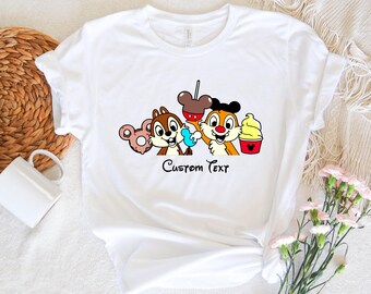 Camisa Chip And Dale Snacks, Camisa Disney Snacks, Camisa Double Trouble, Camisa Trouble Maker, Camisa Disneyland Trip, Camisa Disneyworld Vacay