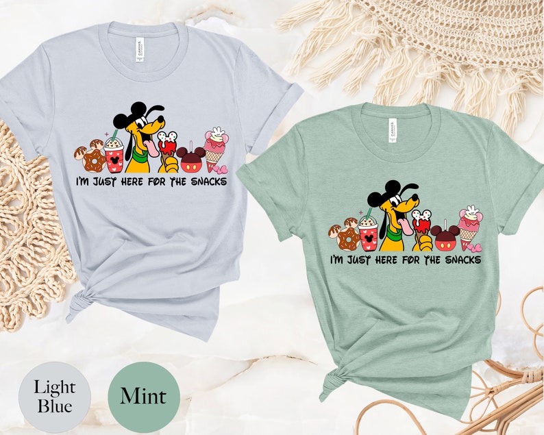 Disney Pluto Shirt, Disney Snacks Shirt, Disney Family Shirt, Mickey Ears Shirt, Disney Trip Shirt, Disneyworld Shirt, Disneyland Shirt image 2