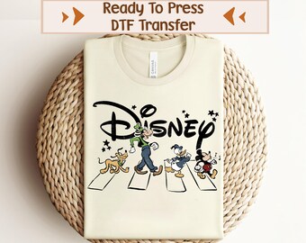 Disney Mickey And Friends DTF Transfer, Disneyland DTF, Disney Ready To Press, Goofy Image Transfer, Disney Family DTF, Boys Disney Design
