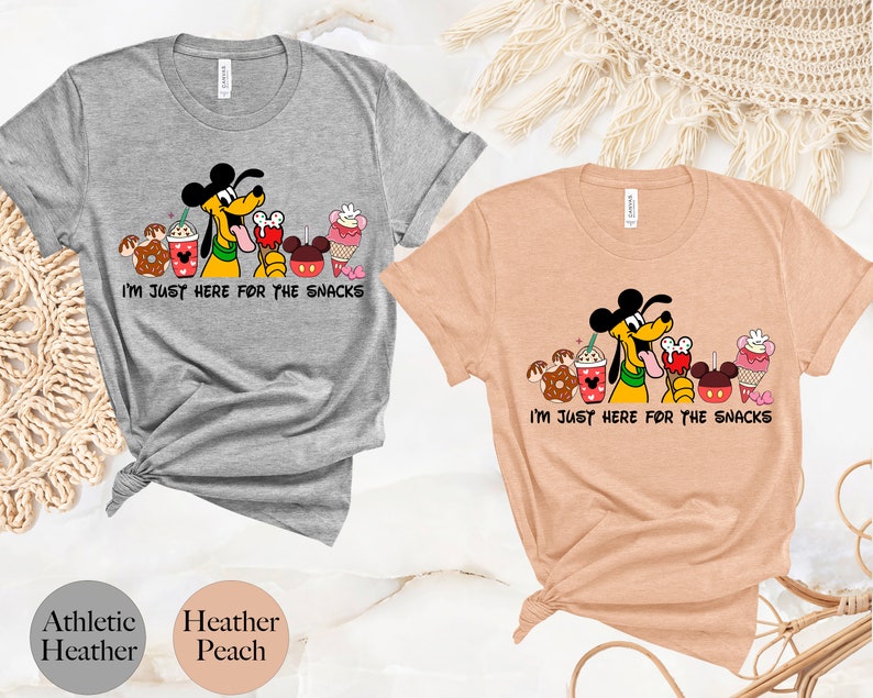 Disney Pluto Shirt, Disney Snacks Shirt, Disney Family Shirt, Mickey Ears Shirt, Disney Trip Shirt, Disneyworld Shirt, Disneyland Shirt image 7