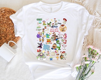 Toy Story Characters Shirt, Sheriff Woody Shirt, Jessie Shirt, Slinky Dog Shirt, Disneyland Toy Story Shirt, Disneyland Family Trip Shirt