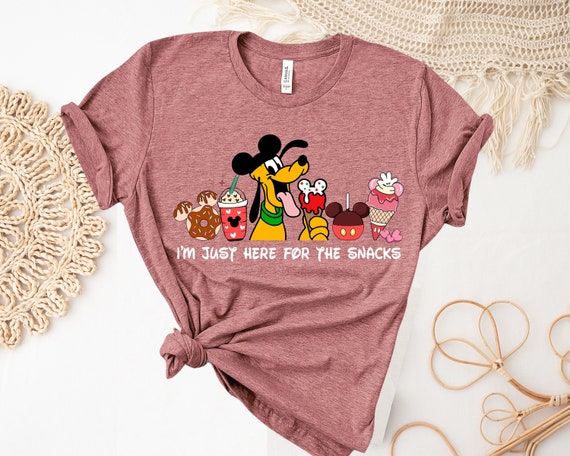 Disney Pluto Shirt, Disney Snacks Shirt, Disney Family Shirt, Mickey Ears Shirt, Disney Trip Shirt, Disneyworld Shirt, Disneyland Shirt