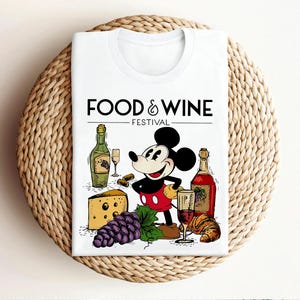 Disney Food And Wine Festival Shirt, Epcot Food & Wine Festival 2025 Shirt, Disney Drinking Shirt, Mickey Snacks Shirt, Disney Festival Tee